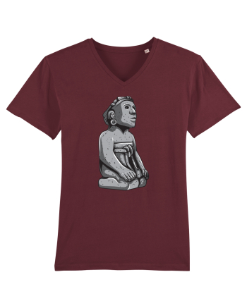 Aztec Prayer Burgundy