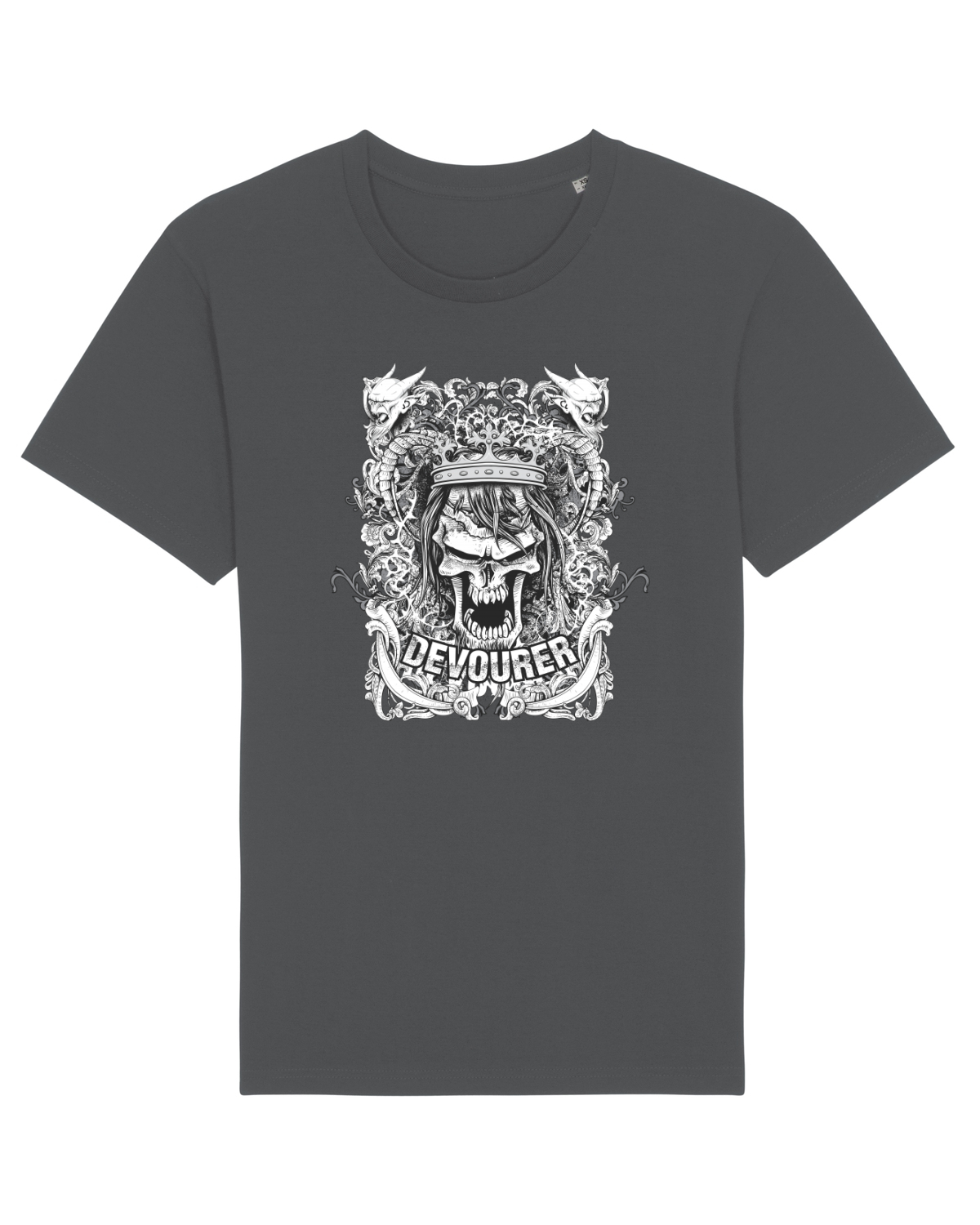 Tricou mânecă scurtă Unisex Rocker Anthracite