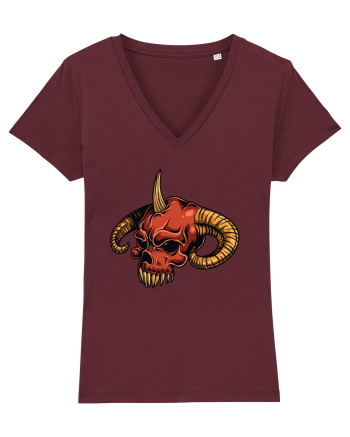 Evil Skull Burgundy