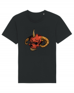 Evil Skull Tricou mânecă scurtă Unisex Rocker