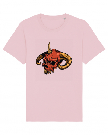 Evil Skull Cotton Pink