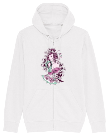 Geisha Samurai White