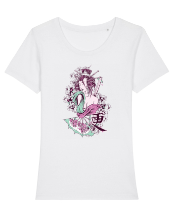 Geisha Samurai White