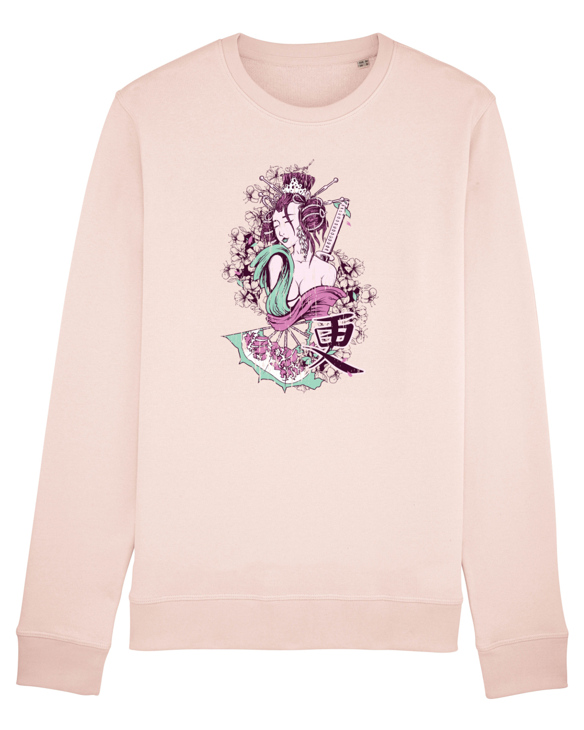 Bluză mânecă lungă Unisex Rise Candy Pink