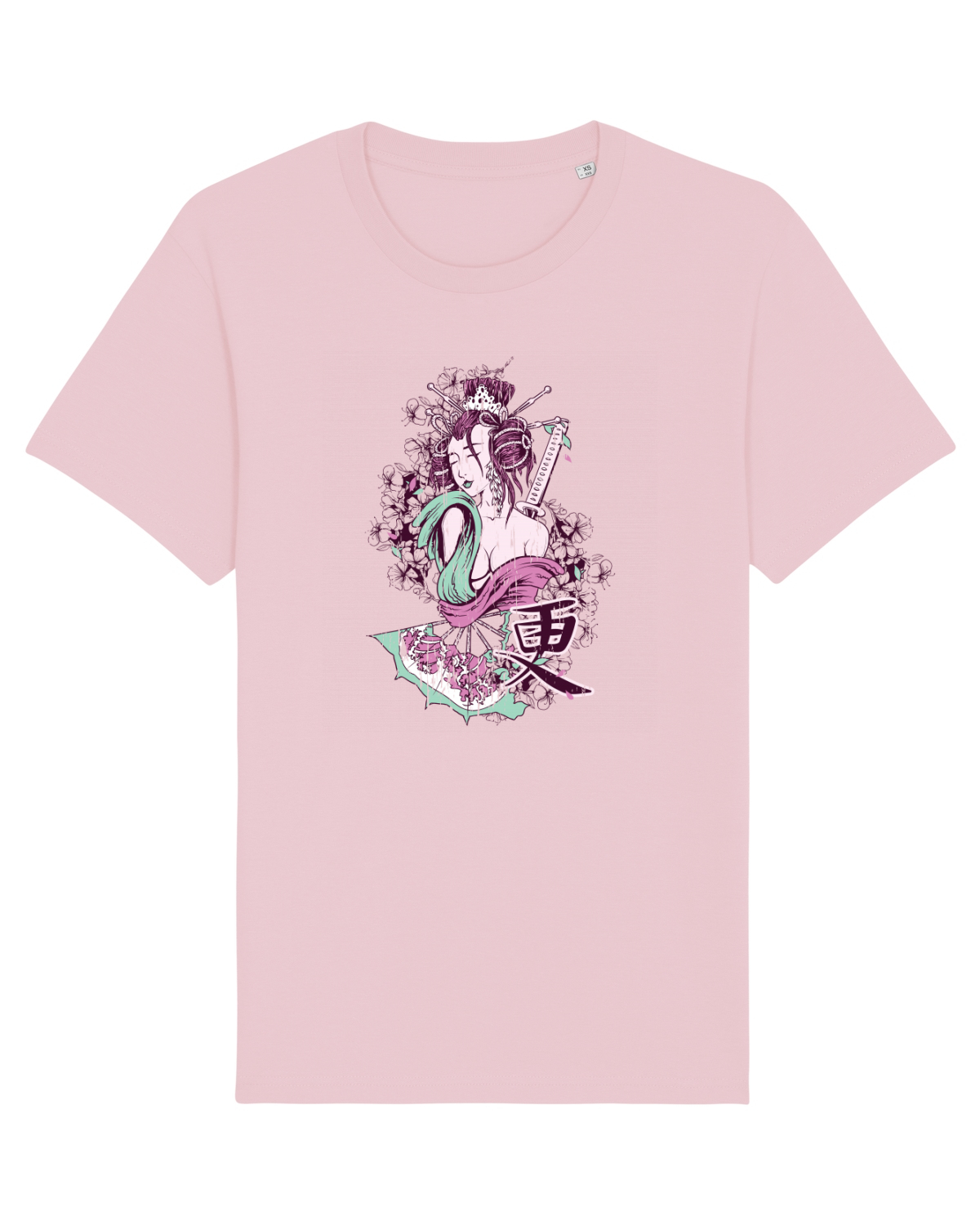 Tricou mânecă scurtă Unisex Rocker Cotton Pink