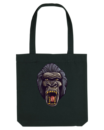 Gorilla Angry Face Black