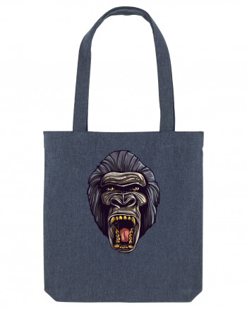 Gorilla Angry Face Midnight Blue
