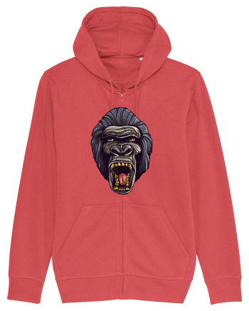 Gorilla Angry Face Carmine Red