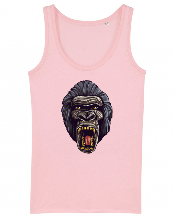 Gorilla Angry Face Cotton Pink