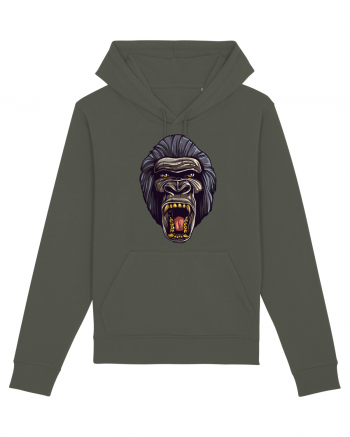 Gorilla Angry Face Khaki