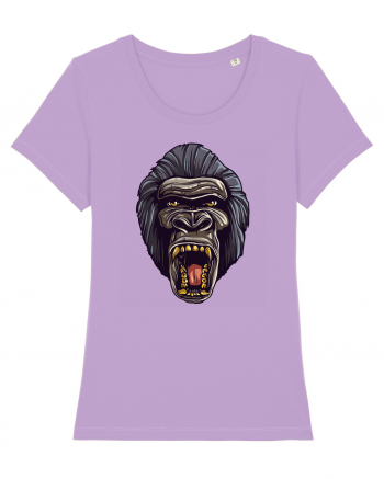 Gorilla Angry Face Lavender Dawn