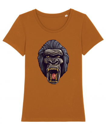 Gorilla Angry Face Roasted Orange