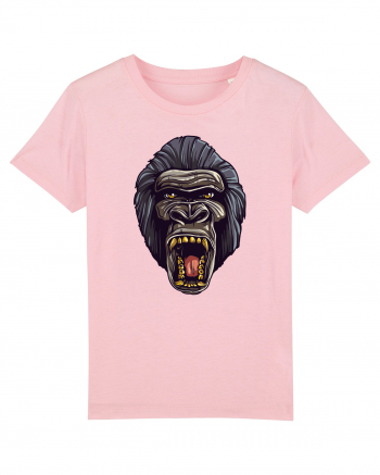 Gorilla Angry Face Cotton Pink