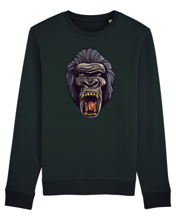 Gorilla Angry Face Black