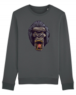 Gorilla Angry Face Bluză mânecă lungă Unisex Rise