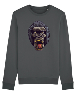 Gorilla Angry Face Bluză mânecă lungă Unisex Rise