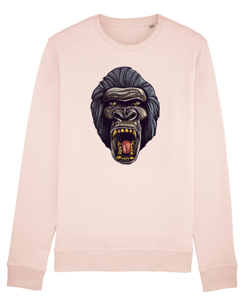 Gorilla Angry Face Candy Pink