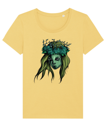 Green Beauty Girl Face Jojoba