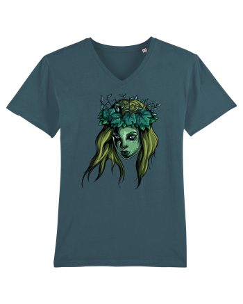 Green Beauty Girl Face Stargazer