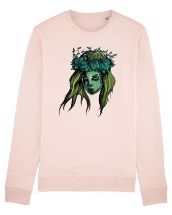 Green Beauty Girl Face Candy Pink