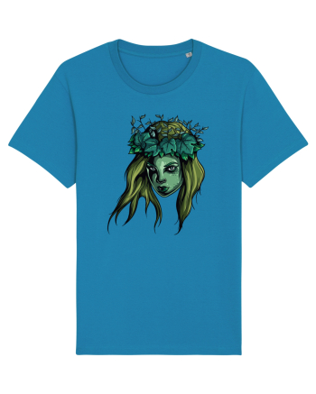 Green Beauty Girl Face Azur
