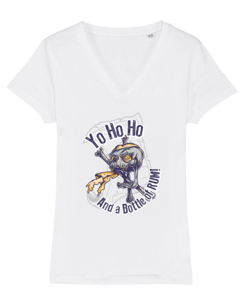 Pirate Skull White