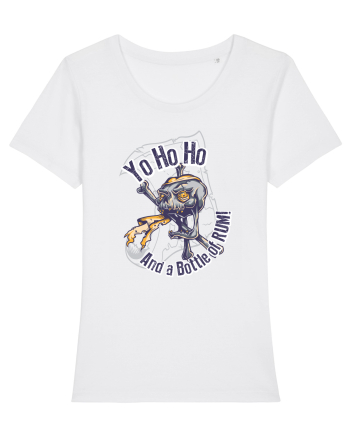 Pirate Skull White
