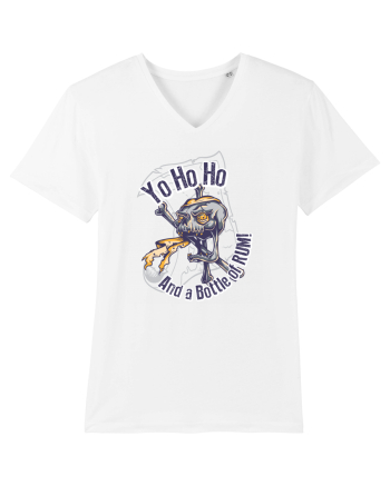 Pirate Skull White