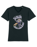 Pirate Skull Tricou mânecă scurtă guler V Bărbat Presenter
