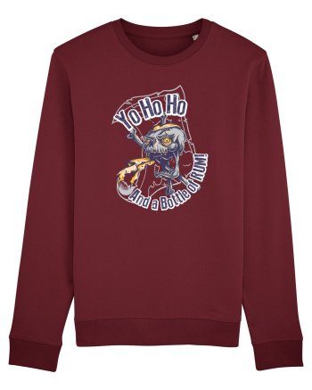 Pirate Skull Burgundy