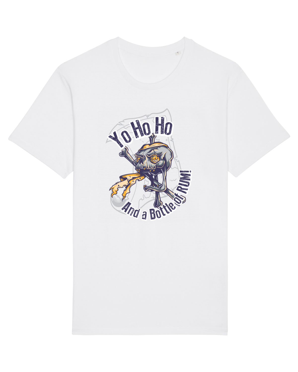 Tricou mânecă scurtă Unisex Rocker White