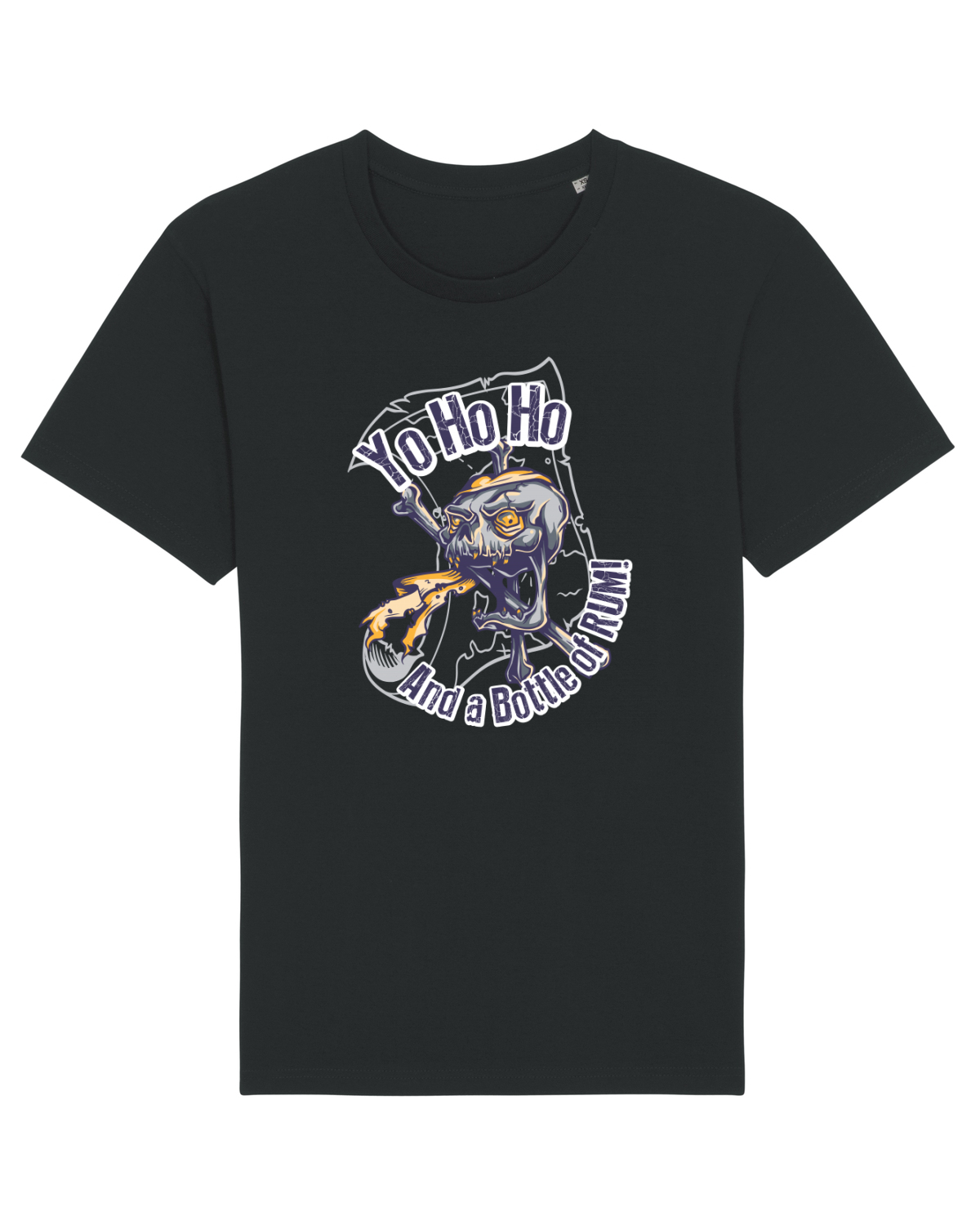 Tricou mânecă scurtă Unisex Rocker Black