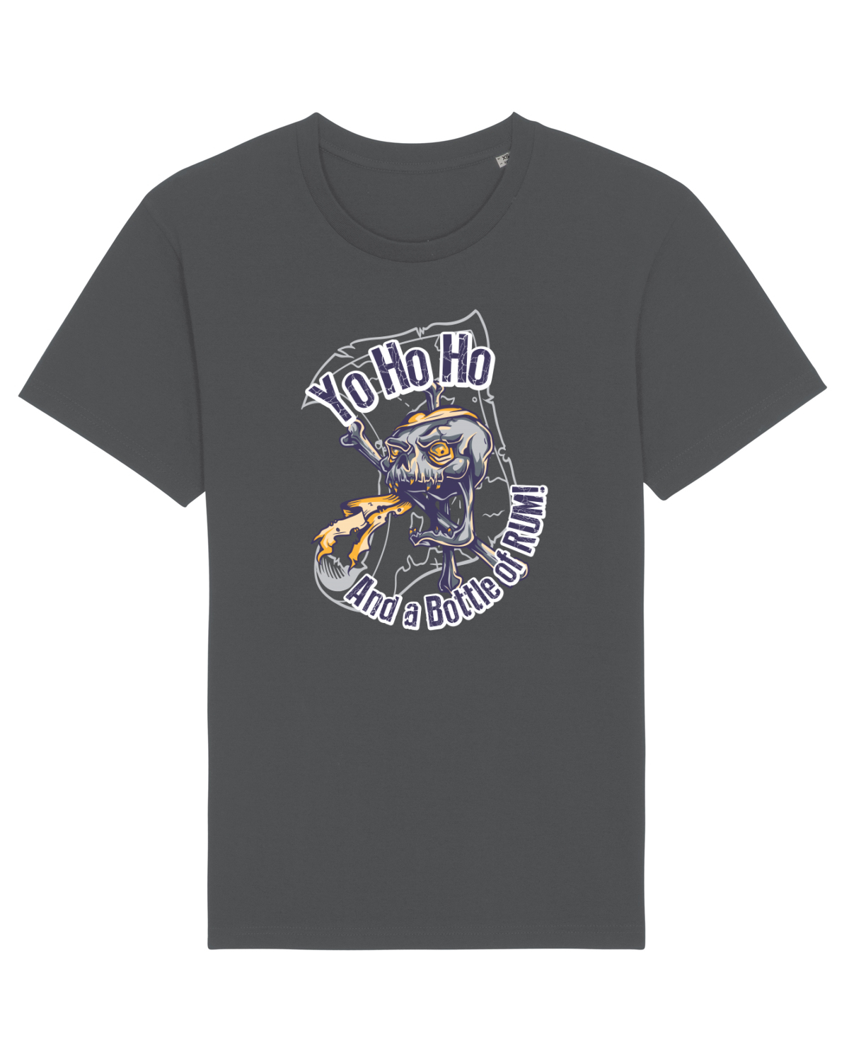 Tricou mânecă scurtă Unisex Rocker Anthracite