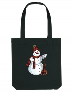 Retro Funny Snowman Sacoșă textilă
