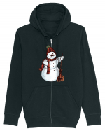 Retro Funny Snowman Hanorac cu fermoar Unisex Connector