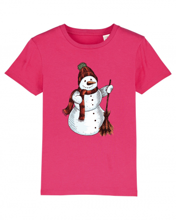 Retro Funny Snowman Raspberry