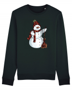 Retro Funny Snowman Bluză mânecă lungă Unisex Rise