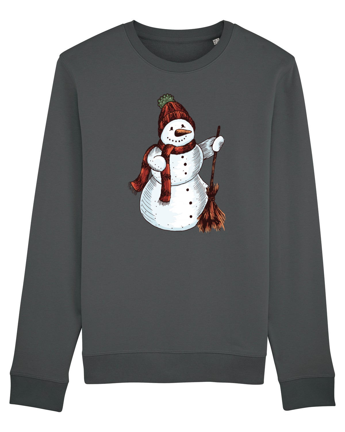 Bluză mânecă lungă Unisex Rise Anthracite