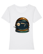 My Space Tricou mânecă scurtă guler larg fitted Damă Expresser