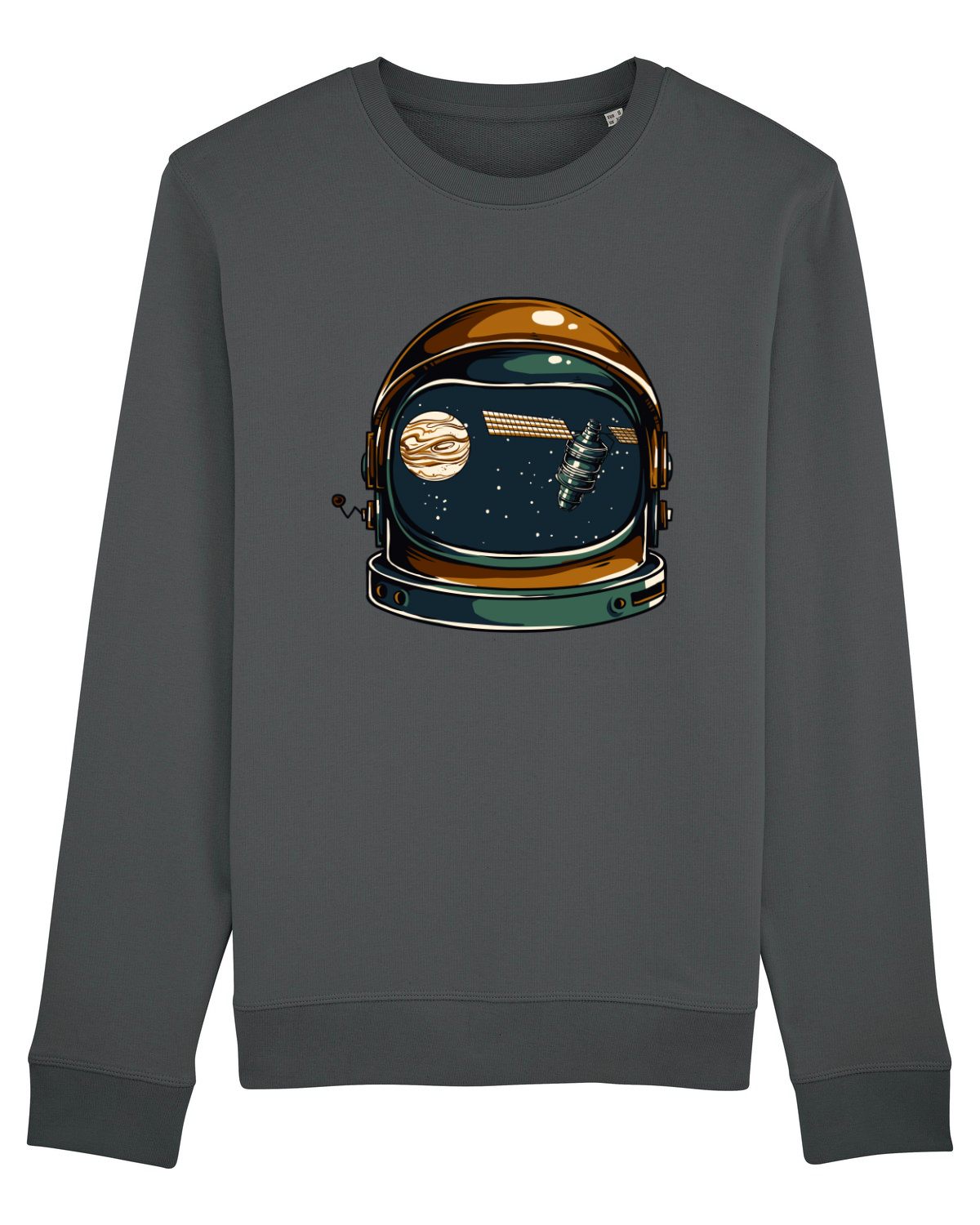 Bluză mânecă lungă Unisex Rise Anthracite