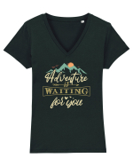 Adventure is waiting for you Tricou mânecă scurtă guler V Damă Evoker