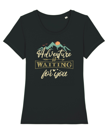 Adventure is waiting for you Black