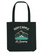 Keep it simple go camping Sacoșă textilă