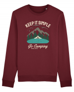 Keep it simple go camping Bluză mânecă lungă Unisex Rise