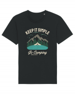 Keep it simple go camping Tricou mânecă scurtă Unisex Rocker