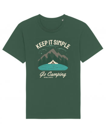 Keep it simple go camping Bottle Green