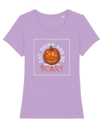BE SCARY ! Tricou mânecă scurtă guler larg fitted Damă Expresser