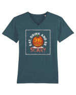 BE SCARY ! Tricou mânecă scurtă guler V Bărbat Presenter