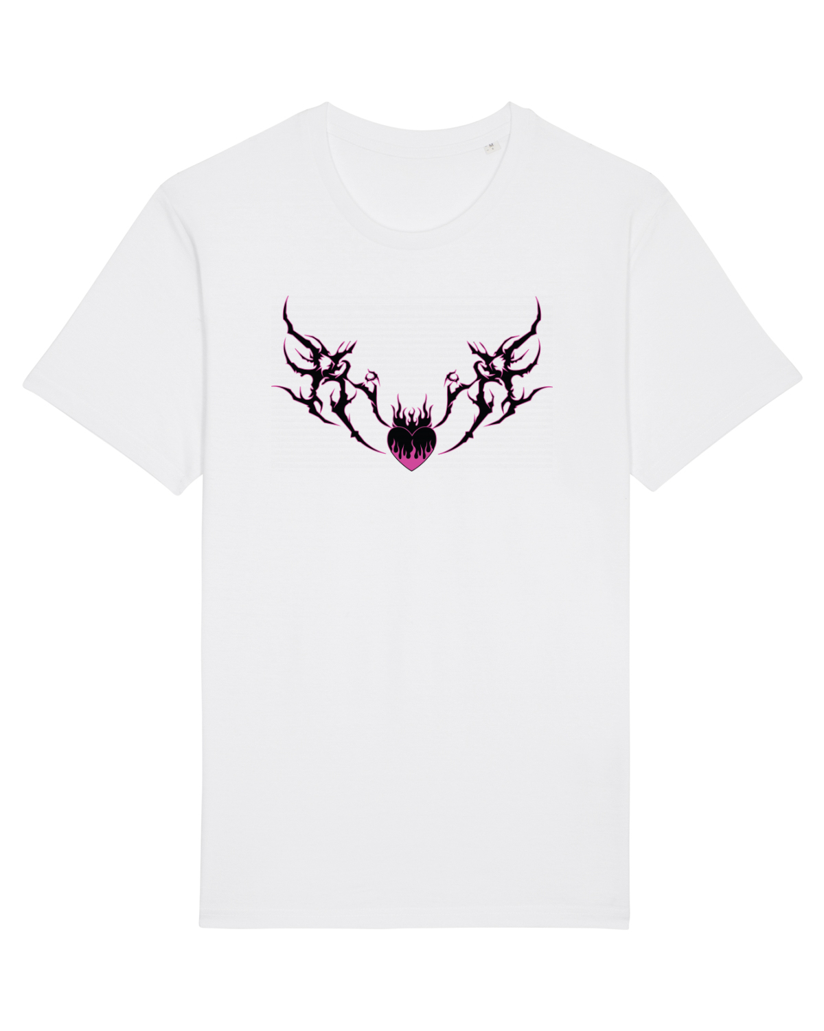 Tricou mânecă scurtă Unisex Rocker White