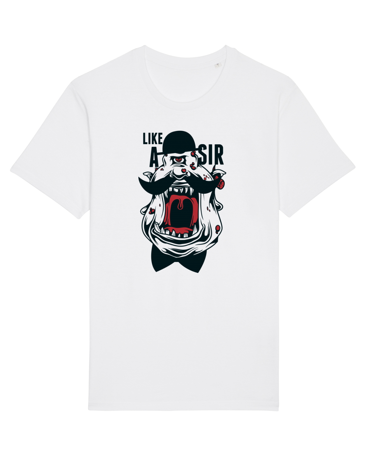 Tricou mânecă scurtă Unisex Rocker White